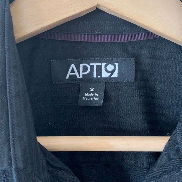 Apt 9 black button down-S - Picture 2 of 4